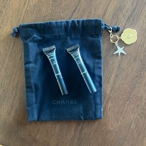 CHANEL Bag Charm. Satchel and Two (2) De Chanel Mascaras included. NEW!
